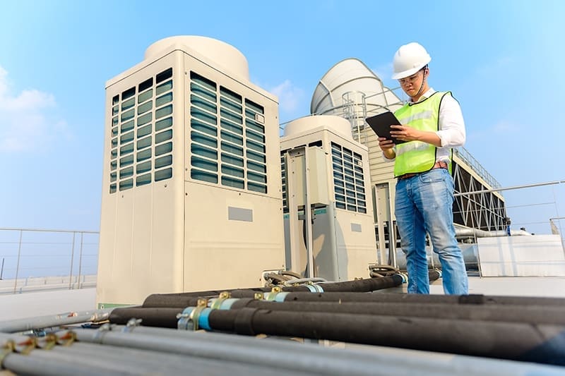 Commercial heating service.